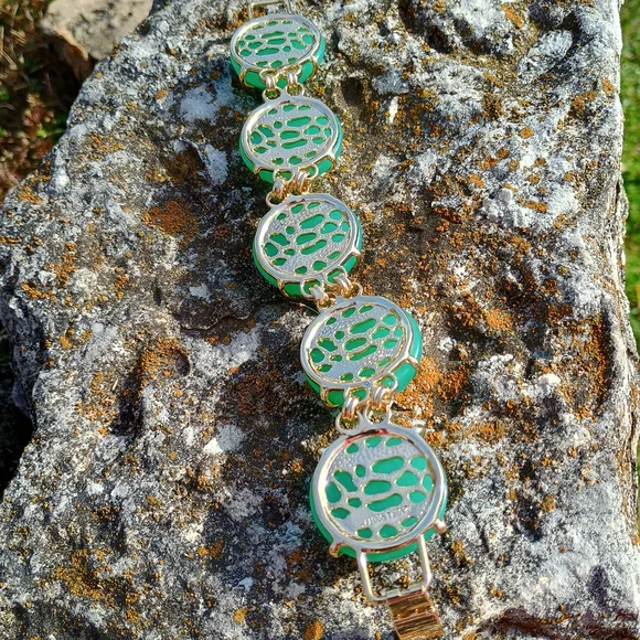 Kendra Scott (retired) chunky faceted Chalcedony Cassie, Preppy Core - Picture 6 of 14